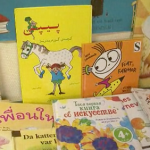 barnebøker på forskjellige språk