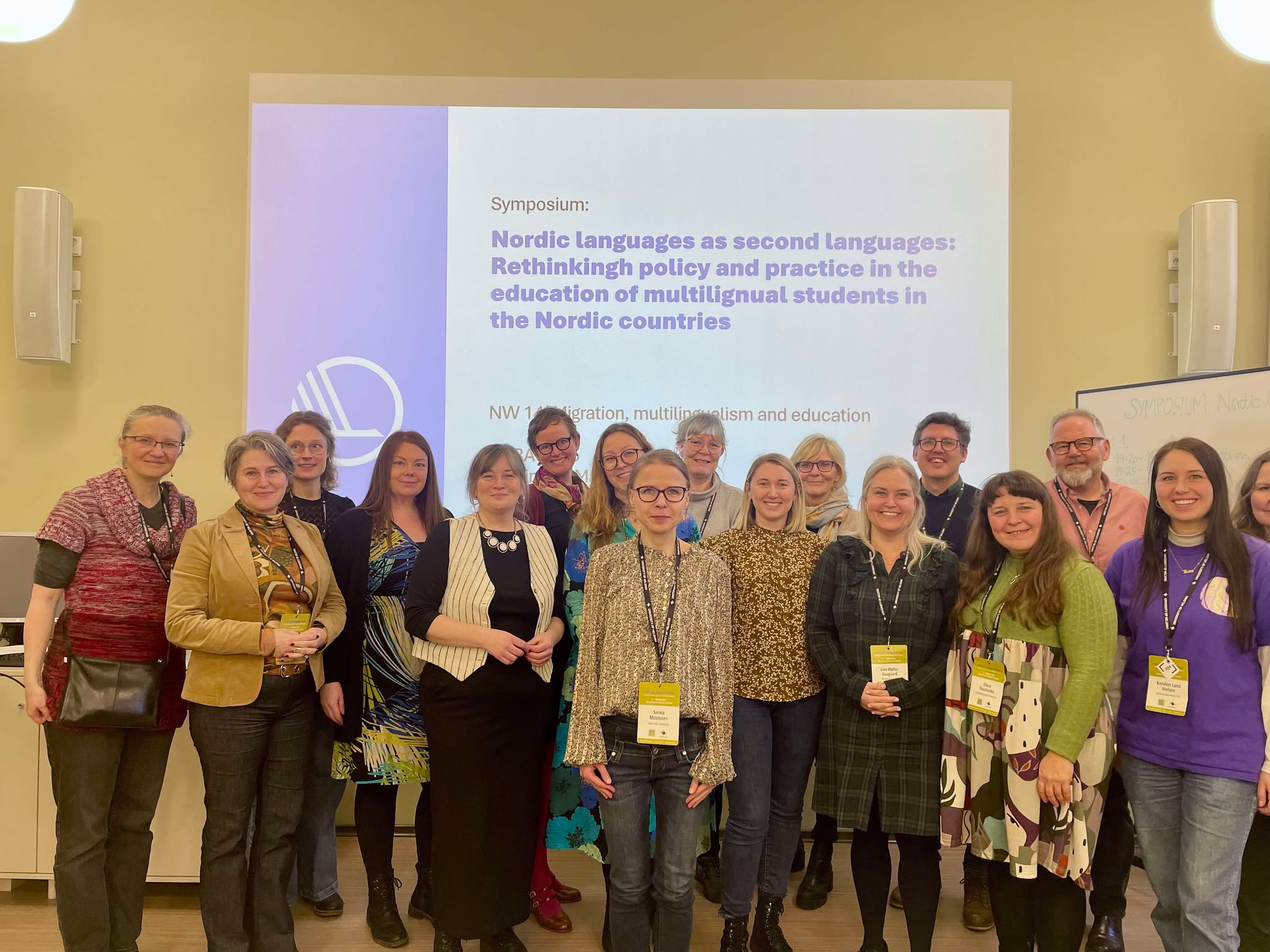 Photo of the participants in the Nordic network "Nordic Languages as Second Languages".